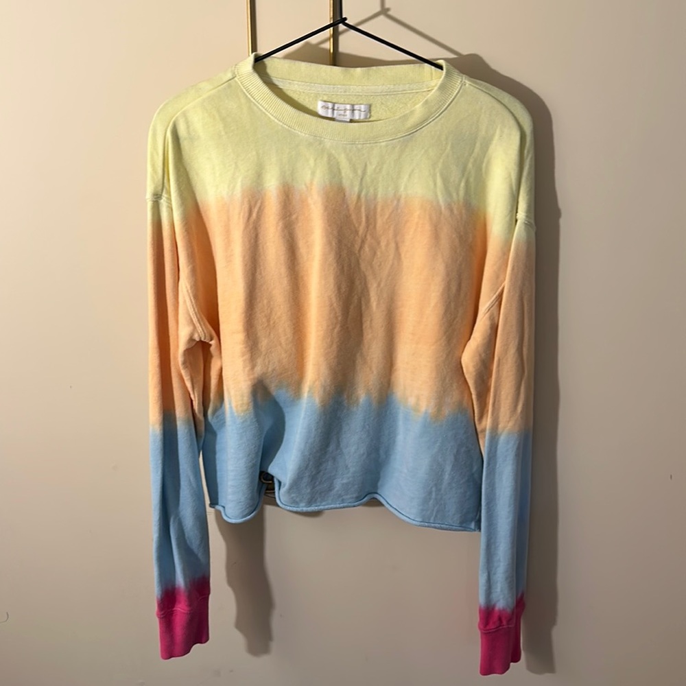 Spiritual Gangster Ombré Tie Dye Sweatshirt